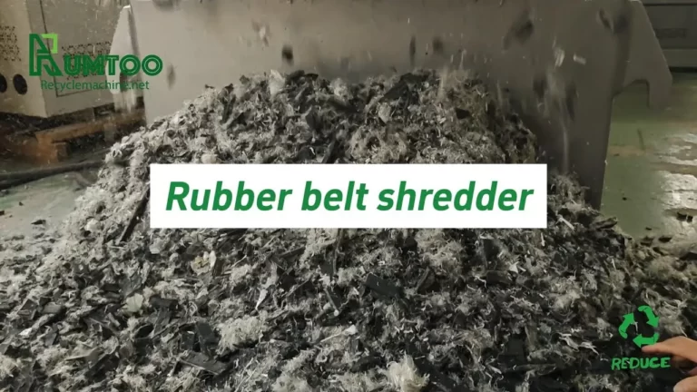 Rubber belt Shredder Trial Run-video